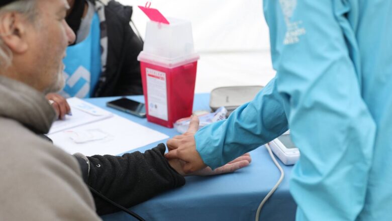 postas de salud para controles por la Semana de la diabetes